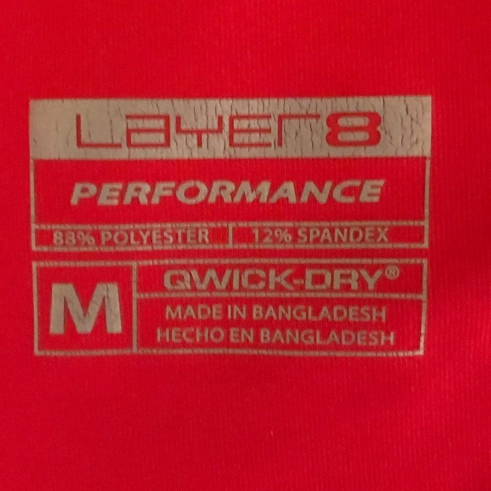 Layer 8 Performance Activewear Qwik-Dry Skirt/Skort Side Ruching Hot Pink Sz M - Picture 6 of 7